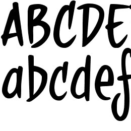 cooterCandy Font File