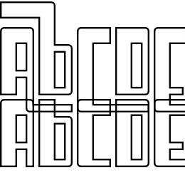 Cosmic Age Outline Font File