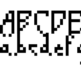 Creeper Pixel Font File