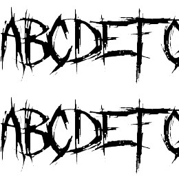 Crucifixion Font File