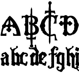 Crusades Font File