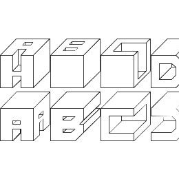 Cube Font File