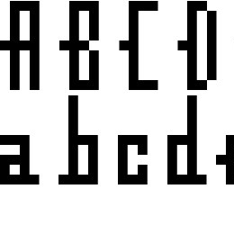 Cubebitmap 12point Font File