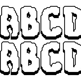 Cursed Law Shadow Font File