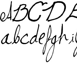 cursiveedgar Font File