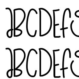 CuteAsAButton Font File