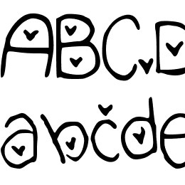 Cute_Heart_Font Font File