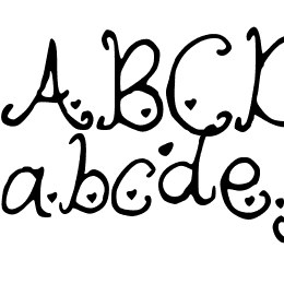 cutieheartz Font File