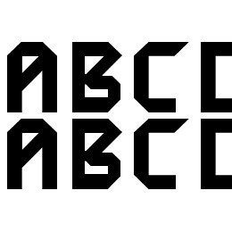 Cybergenics Font File