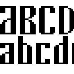 Cyrillic Pixel-7 Font File