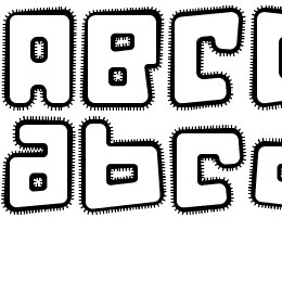 d puntillas [a] Lace Font File