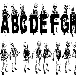 DANCING-DEAD Font File