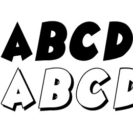 DANGER MOUSE Font File