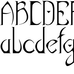 Dark elf Font File