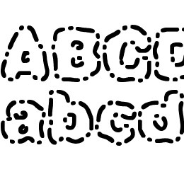 Dash Dot (BRK) Font File