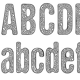 DCC - Stained Aliens Font File