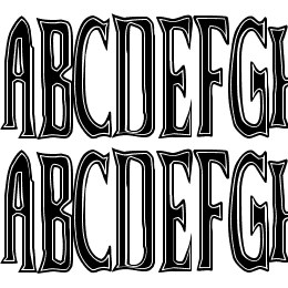 Dead By Dawn UK Font File