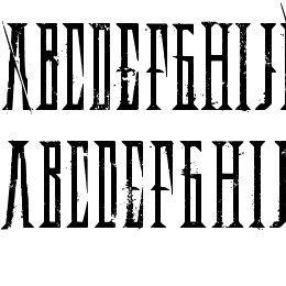 Deadly Black Chain Font File