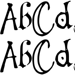 debmixedfancy Font File