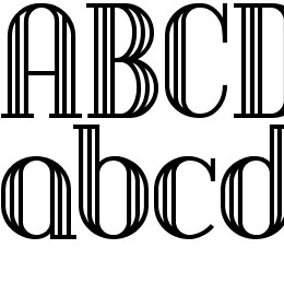 DebonairInline Font File