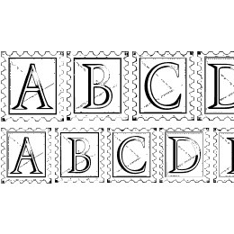 Deco Stamp Font File