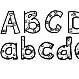 DeeDeeFlowers Font File