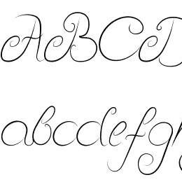 Delicious Curls Font File