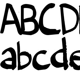 Denne's Old Handwriting Font File