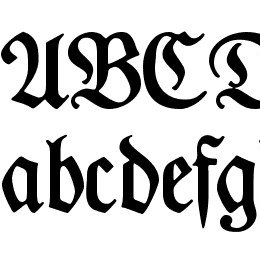 Des Malers Fraktur Font File