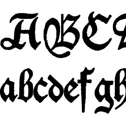 Deutschische Font File