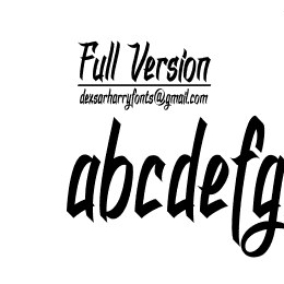 DHF Dexgraffiti Return Font File