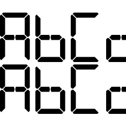 Digital Counter 7 Font File