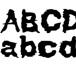 Dirty Grunge Font File