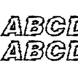 DIRTY NEWS Font File