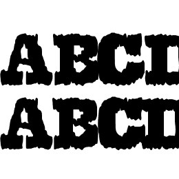 DirtyWestern Font File