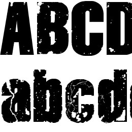 Disintegration Font File