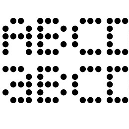 Display Dots Font File