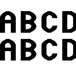 Distortion Font File