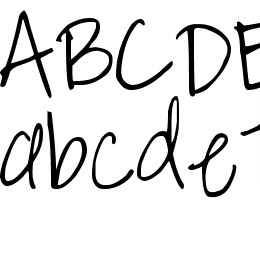 DJB A Bit of Flaire Font File