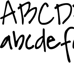 DJB Another Mandy Font File