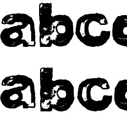 DJB BAD STAMP JOB 1 Font File