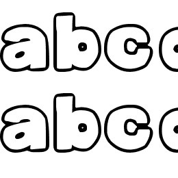 DJB Belly Button-Outtie Font File