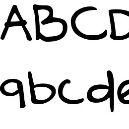 DJB Boyfriend Jeans Font File