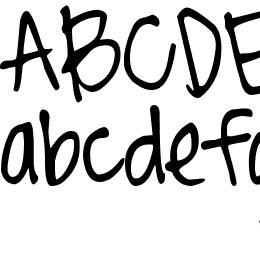 DJB Brit's Thin Pen Font File