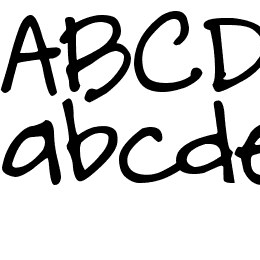 DJB Carly Sue Got Married Font File