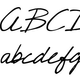 DJB CRIS script Font File