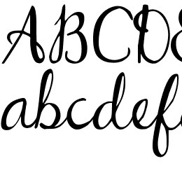 DJB Dear St. Nick Font File