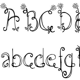 DJB Emilys Garden Font File