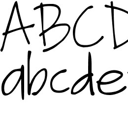 DJB Fan Girl Font File