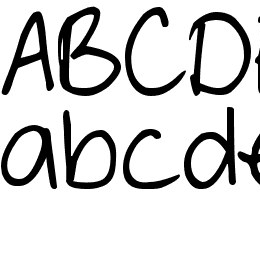 DJB Geordie Girl Font File